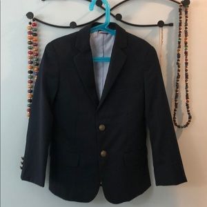 Boys Tommy Hilfiger Navy Blue Suit Jacket